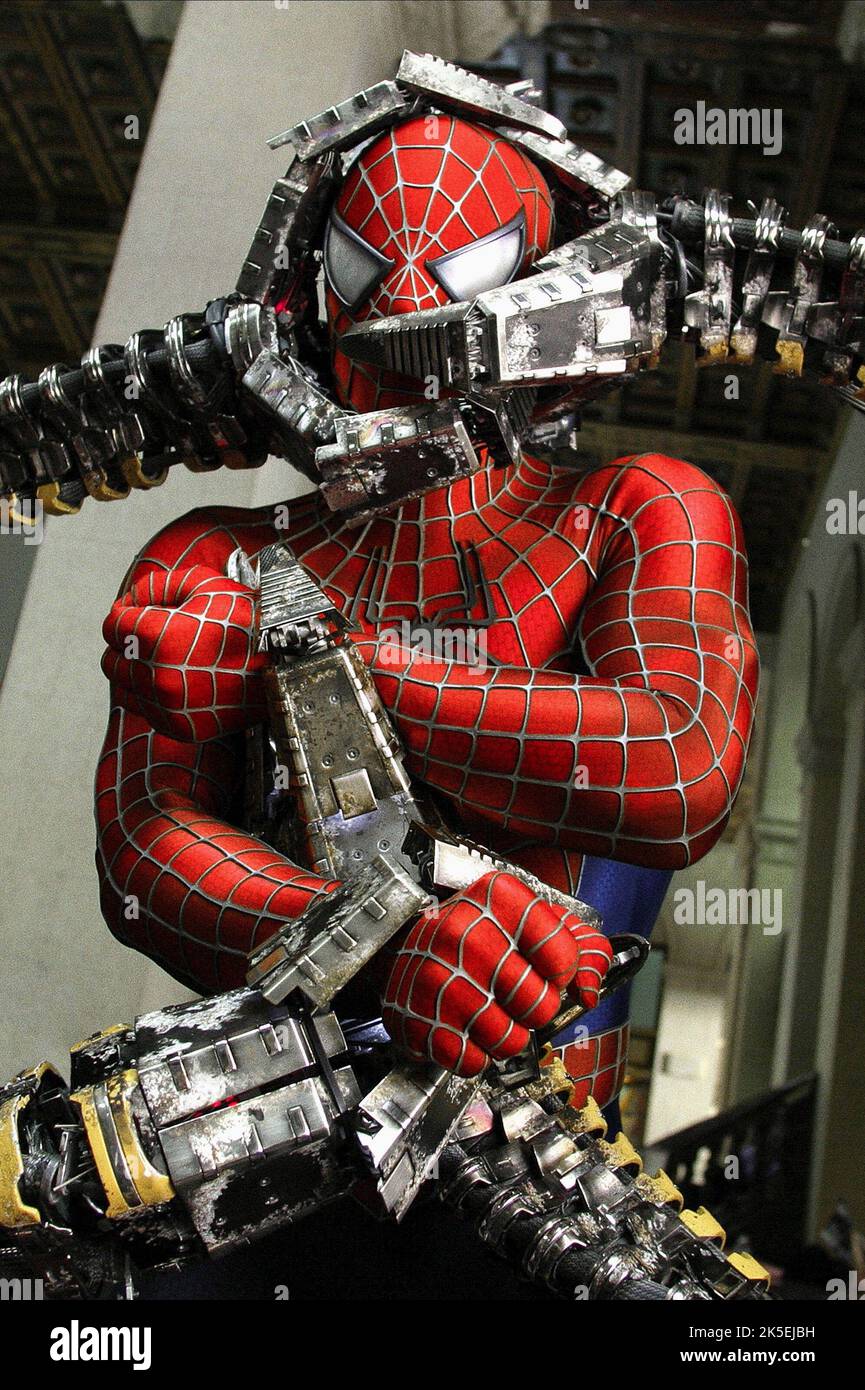 Tobey maguire spider man ii spiderman hires stock photography and