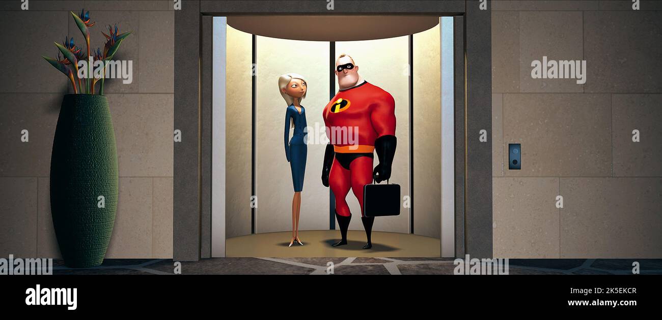 MIRAGE,INCREDIBLE, THE INCREDIBLES, 2004 Stock Photo