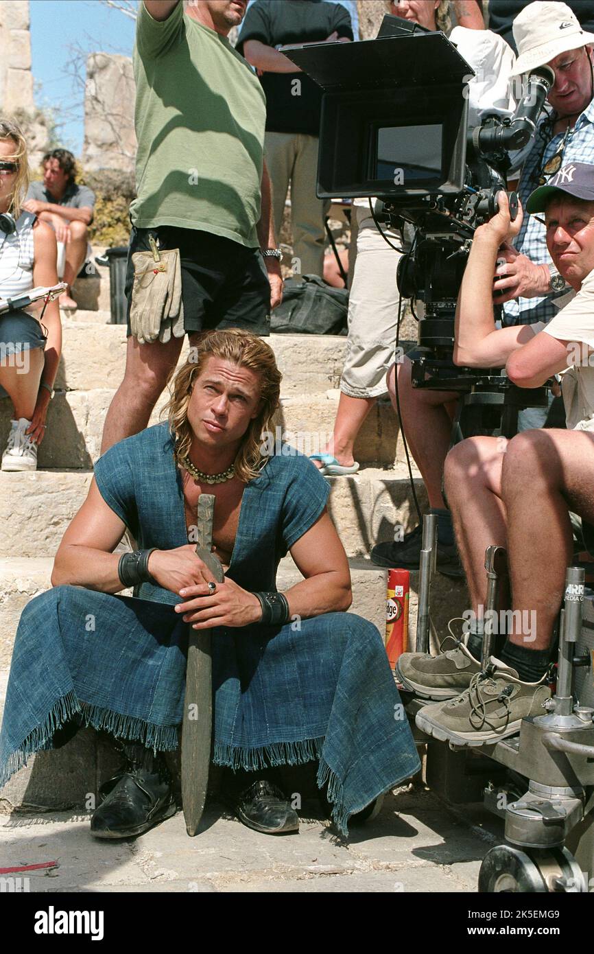 Brad pitt troy 2004 stock photo alamy