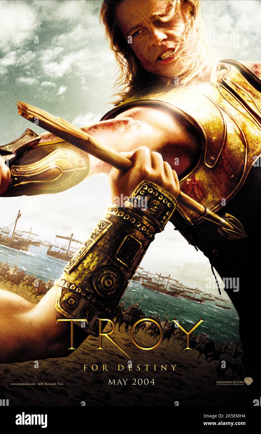 Troy movie poster 2004 hires stock photography and images Alamy