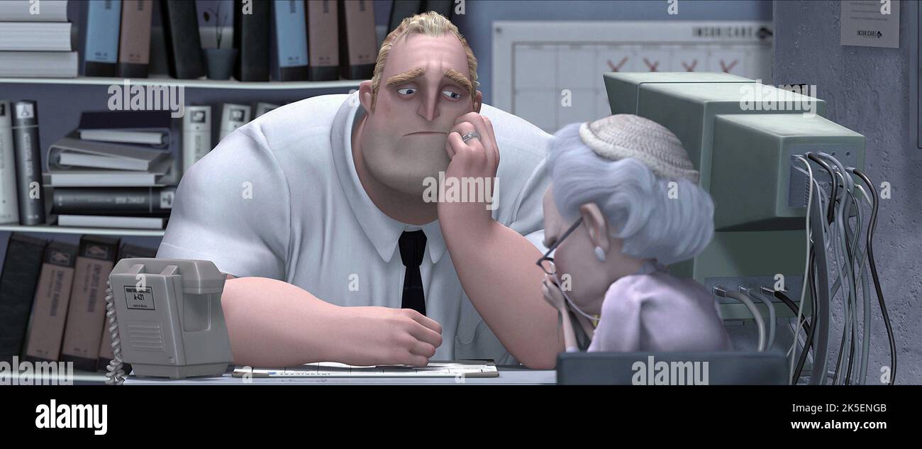 MR. INCREDIBLE, THE INCREDIBLES, 2004 Stock Photo