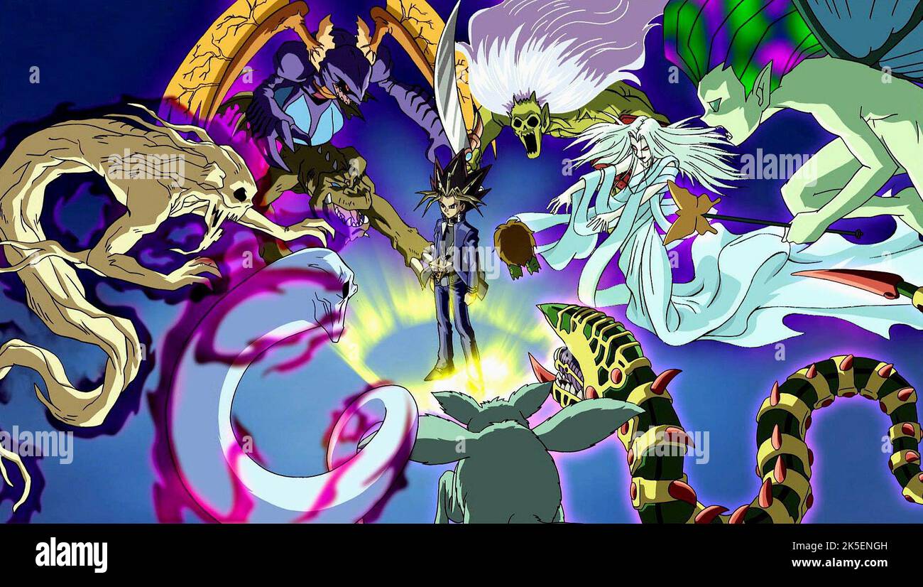 MONSTERS CONFRONT YUGI, YU-GI-OH! THE MOVIE, 2004 Stock Photo