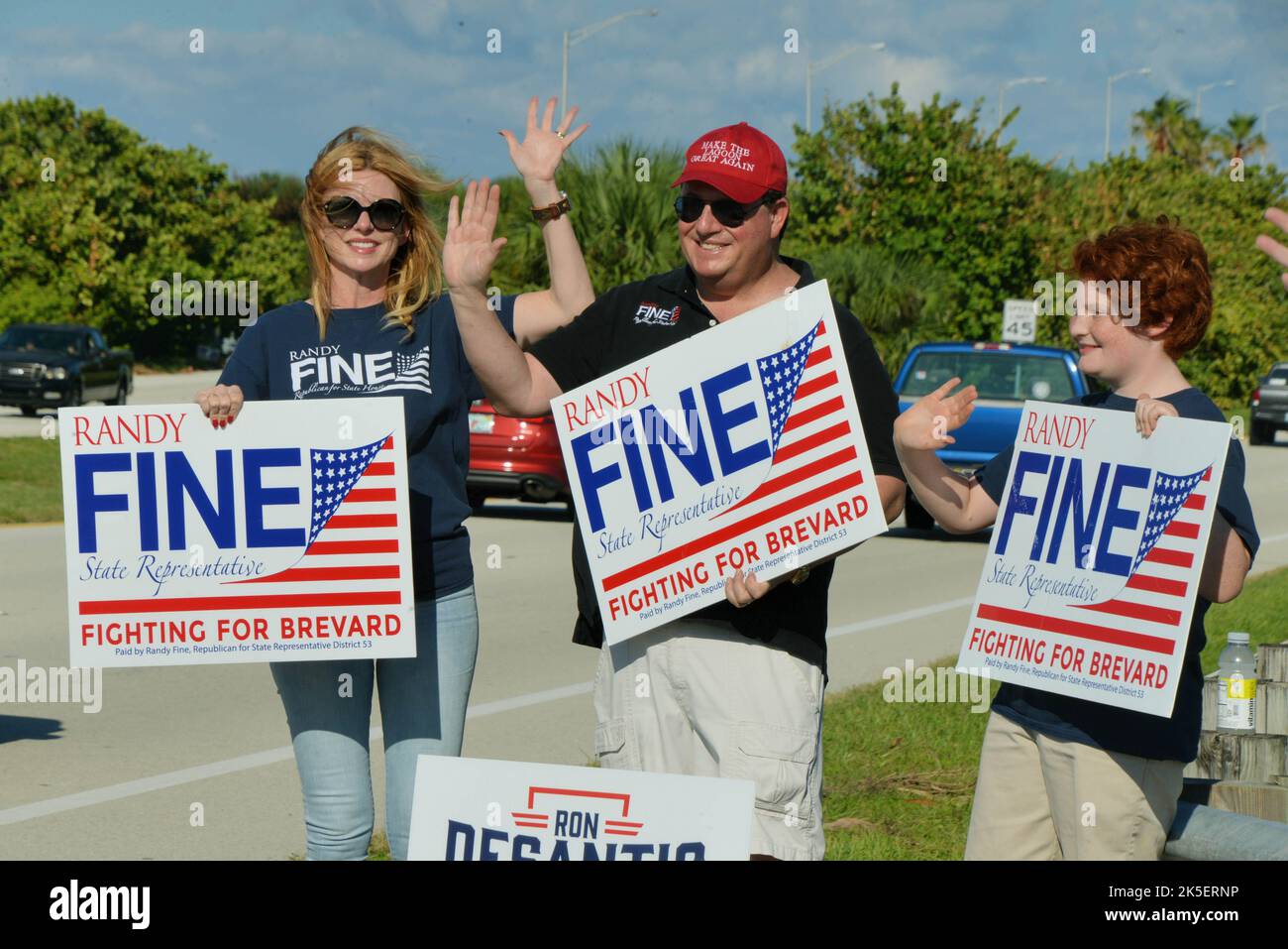 Melbourne, Brevard County, Florida, USA. October 7, 2022. Getting the