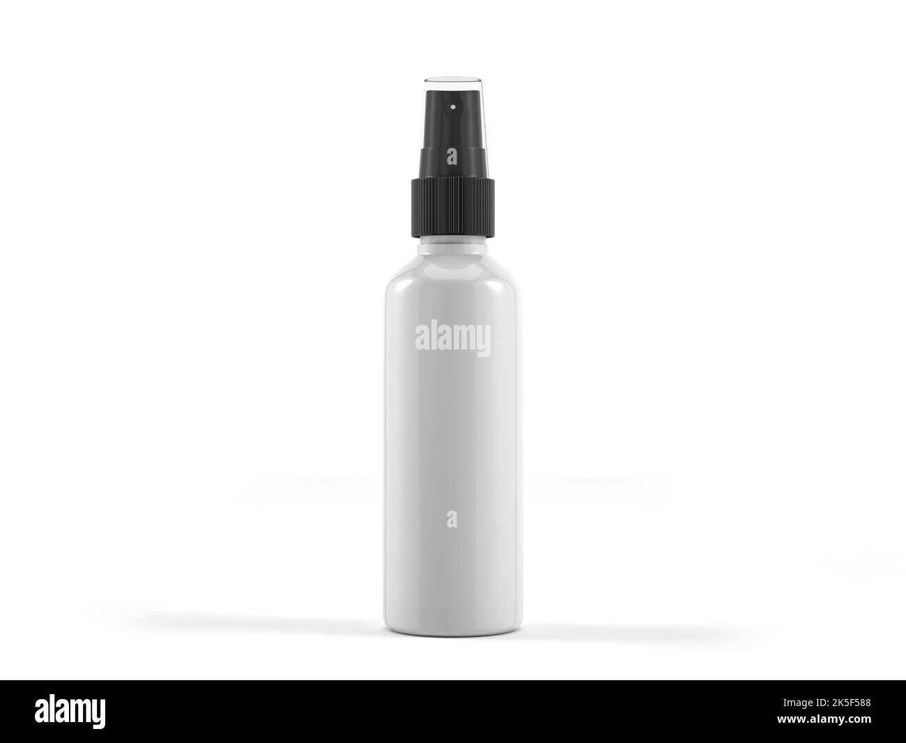 Spray bottle on a white background. 3d illustration Stock Photo - Alamy