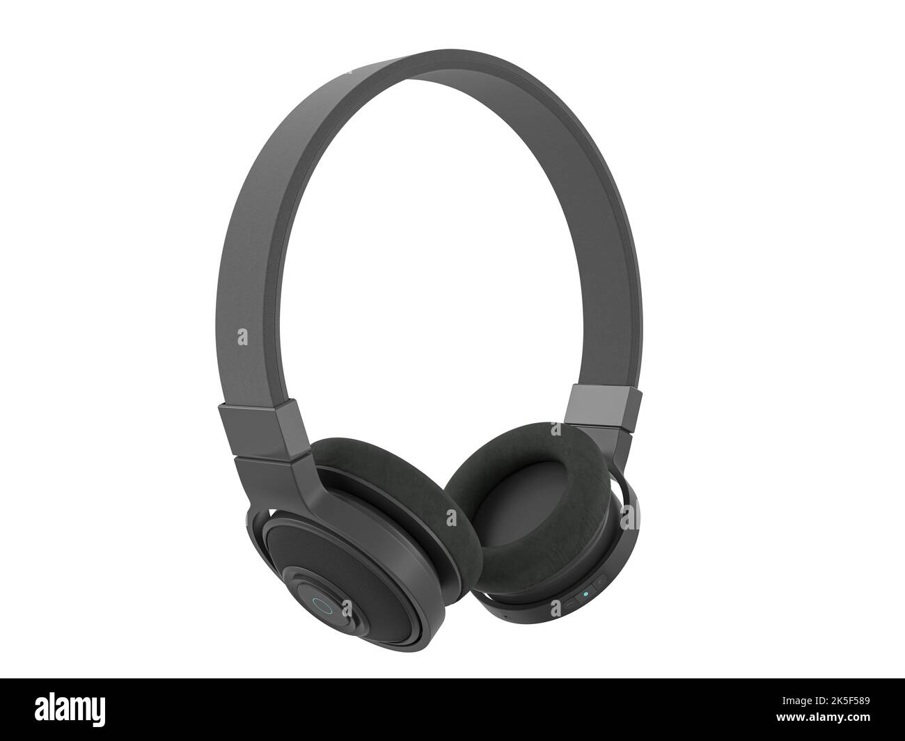 Headphones on a white background. 3d illustration Stock Photo - Alamy