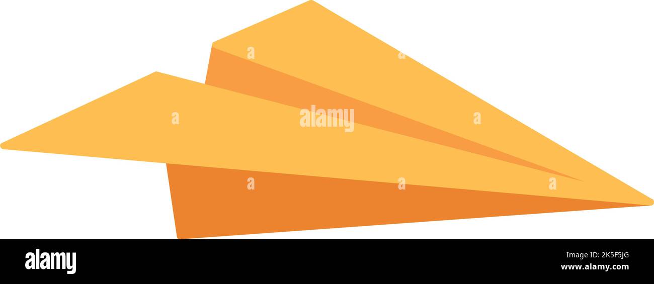 golden paper plane Stock Vector Image & Art - Alamy