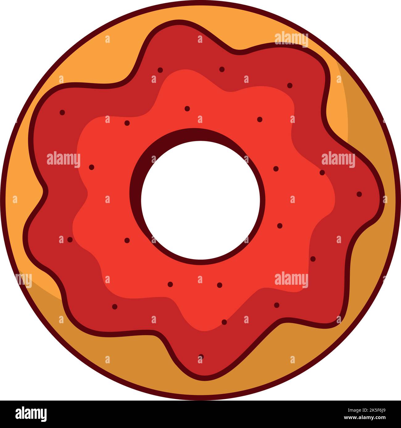 glazed donut icon Stock Vector Image & Art - Alamy