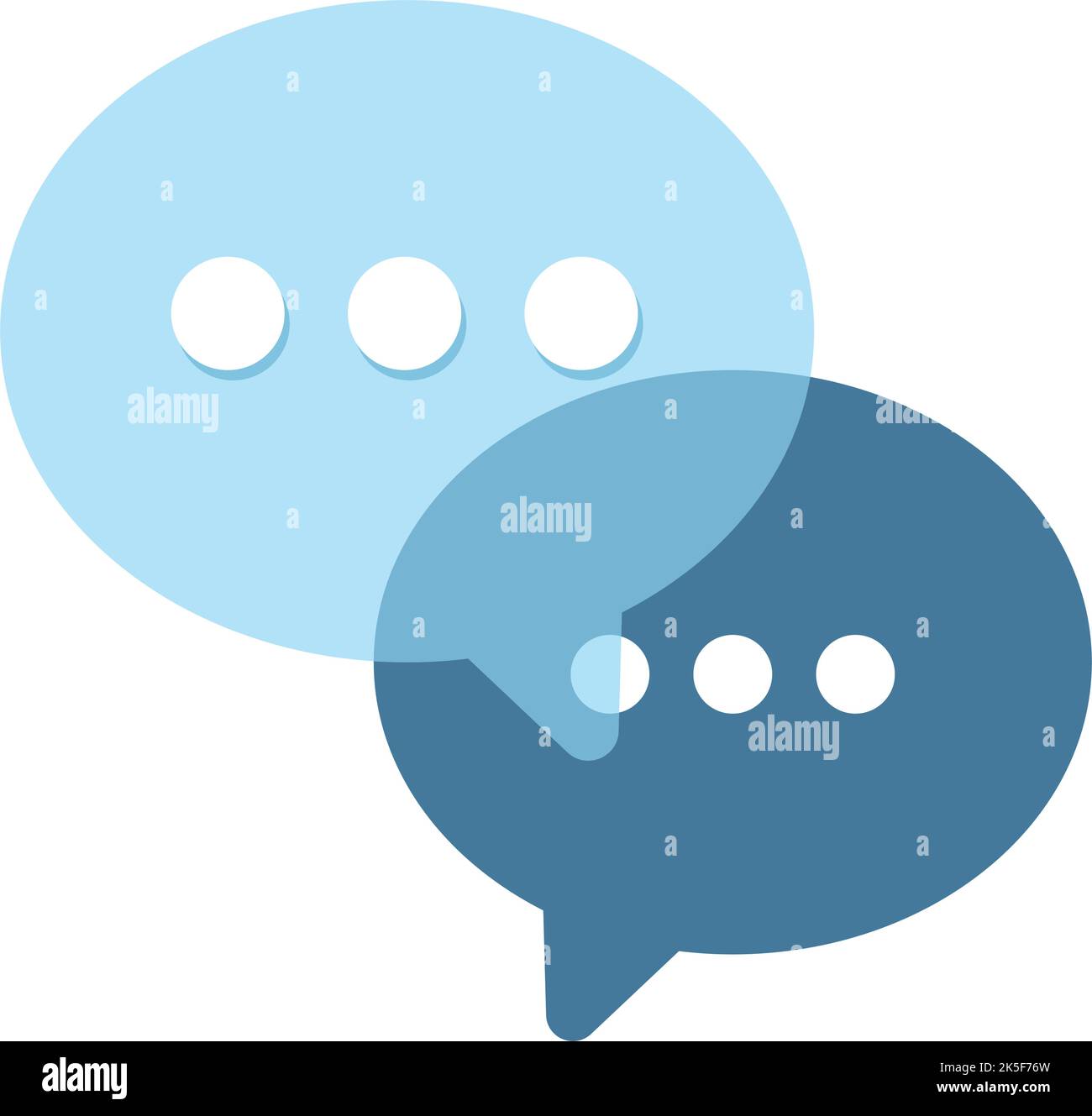 glassmorphism text balloons Stock Vector