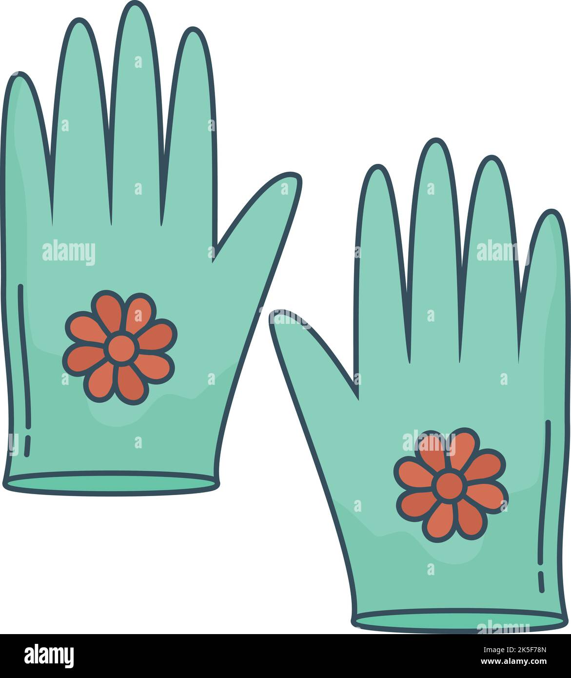 gardening gloves design Stock Vector Image & Art - Alamy