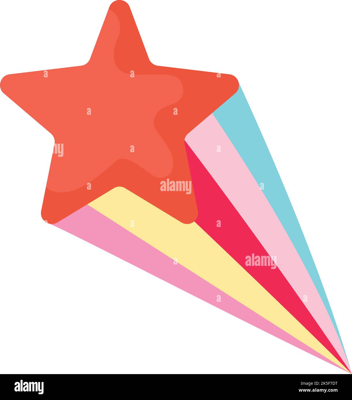 red shooting star Stock Vector Image & Art Alamy