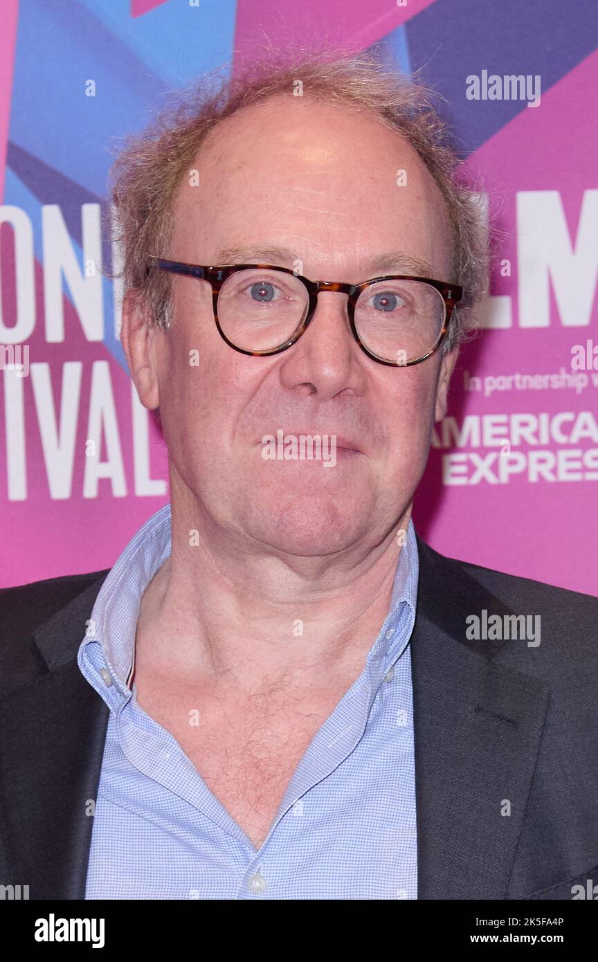 London, UK . 7 October, 2022 . Ben Macintyre pictured at the LFF 2022 UK Premiere of A Spy Amongst Friends  held at the Odeon Luxe Leoicester Square. Credit:  Alan D West/EMPICS/Alamy Live News Stock Photo