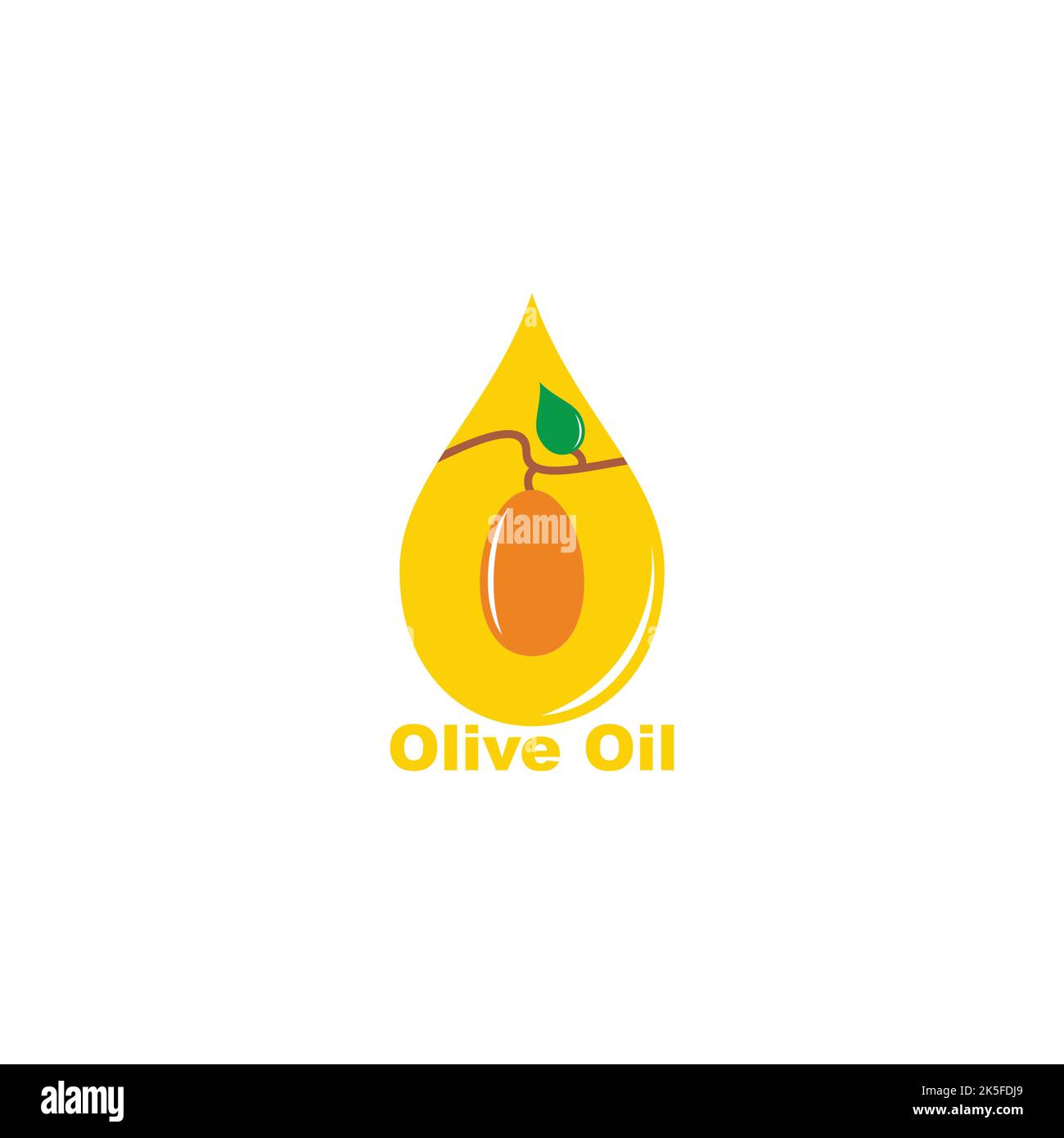 colorful olive oil fruit liquid symbol vector Stock Vector