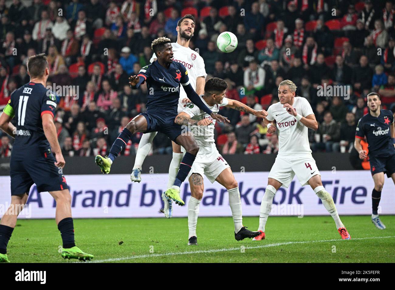 Sk slavia praha vs cfr 1907 kluz hi-res stock photography and