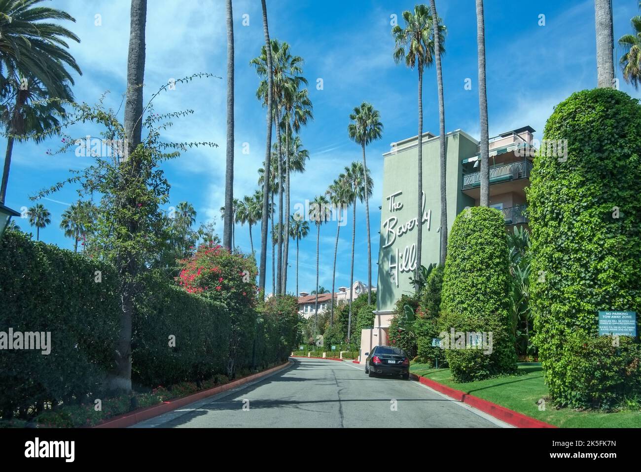 The entrance to the beverly hills hotel on sunset boulevard hires stock photography and images The entrance to the beverly hills hotel on sunset boulevard hires stock photography and images