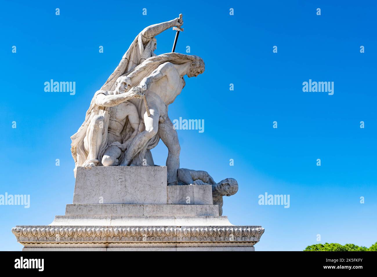 The Victor Emmanuel II Monument, (Altare della Patria or Wedding Cake), Rome, Italy Stock Photo