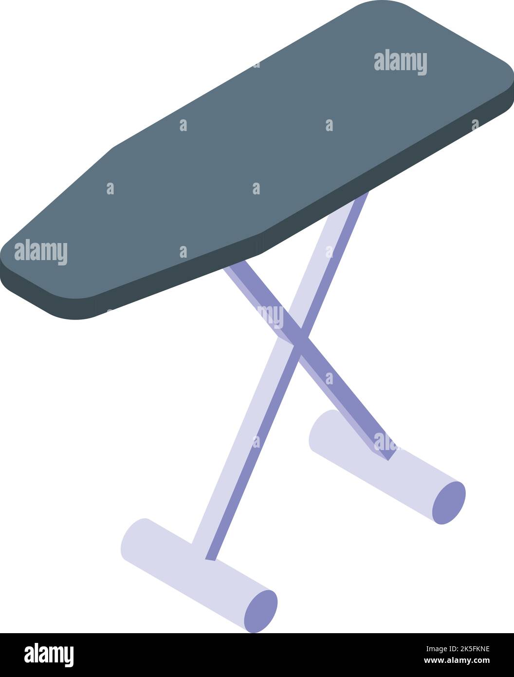 Ironing board icon isometric vector. Electric iron. Design room Stock Vector