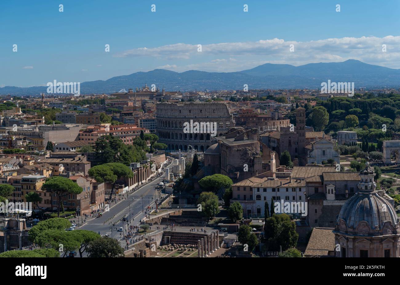 Panoramic view romes historic hi-res stock photography and images - Alamy