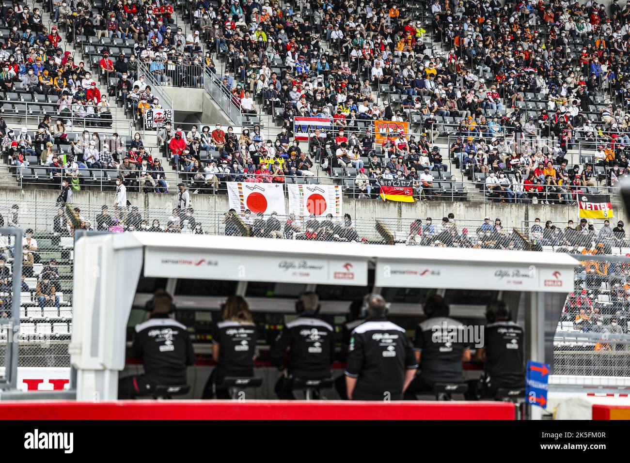 October 8, 2022, Rome, Japan Crowd in the grandstand during the