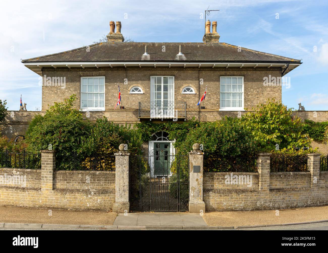 Hill House historic listed building, Wickham Market, Suffolk, England