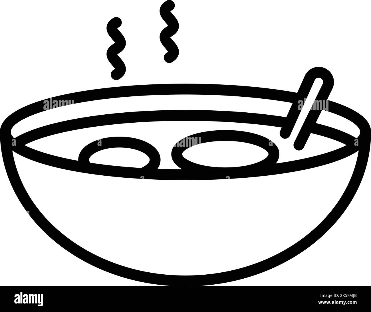 Culinary soup icon outline vector. Brazilian dish. Food meat Stock Vector