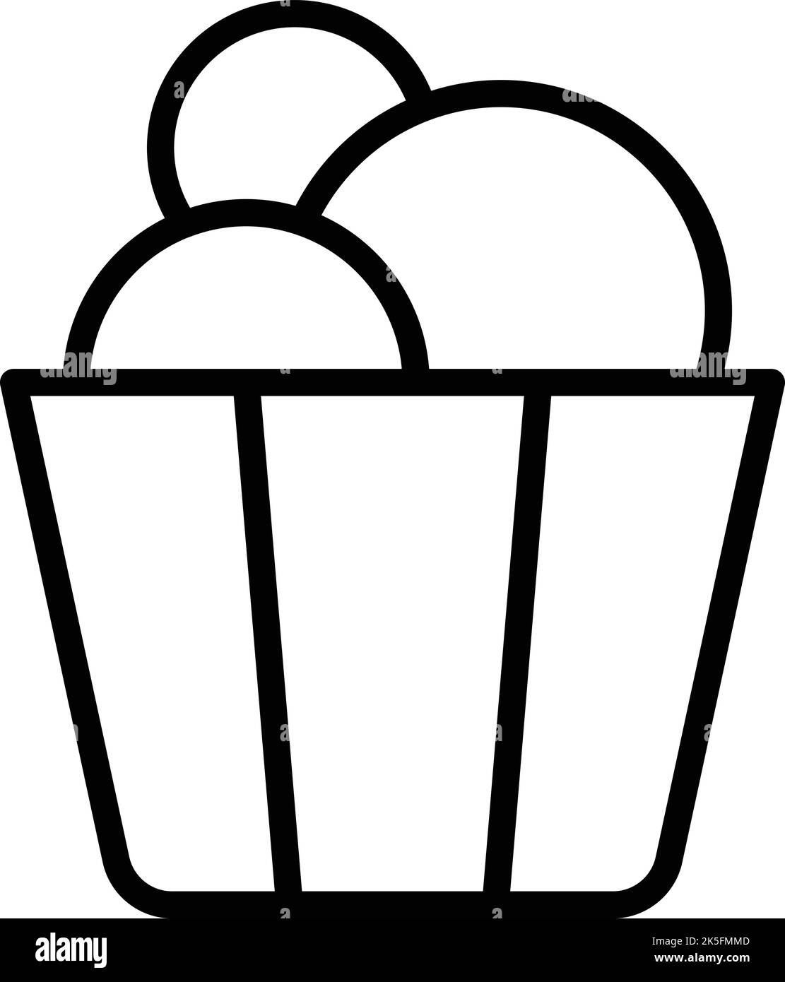 Brazilian culinary icon outline vector. Baked dish. Food meat Stock Vector