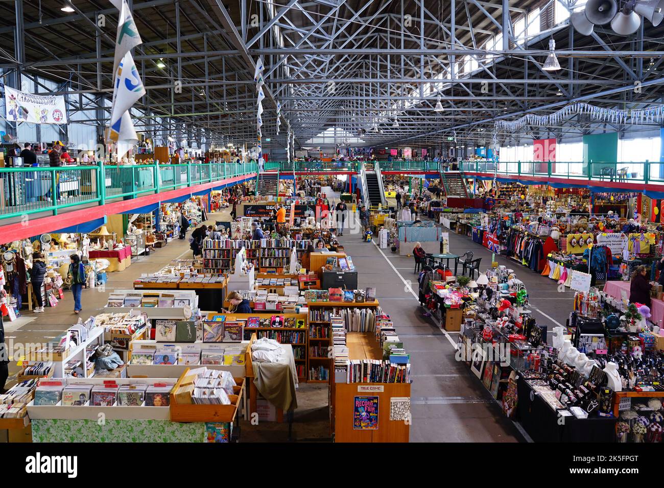 Second hand market in Adelaide, South Australia Stock Photo Alamy