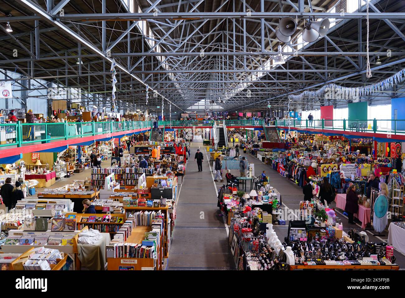 Second hand market in Adelaide, South Australia Stock Photo Alamy
