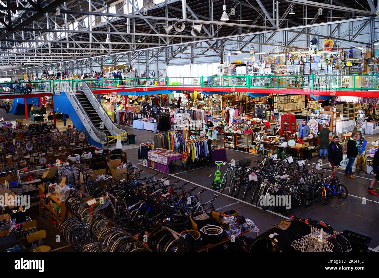 Second hand market in Adelaide, South Australia Stock Photo Alamy