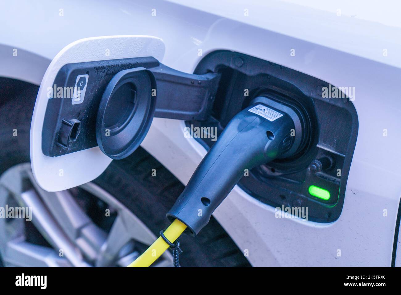 8 October 2022 Electric car charging point, London Stock Photo Alamy