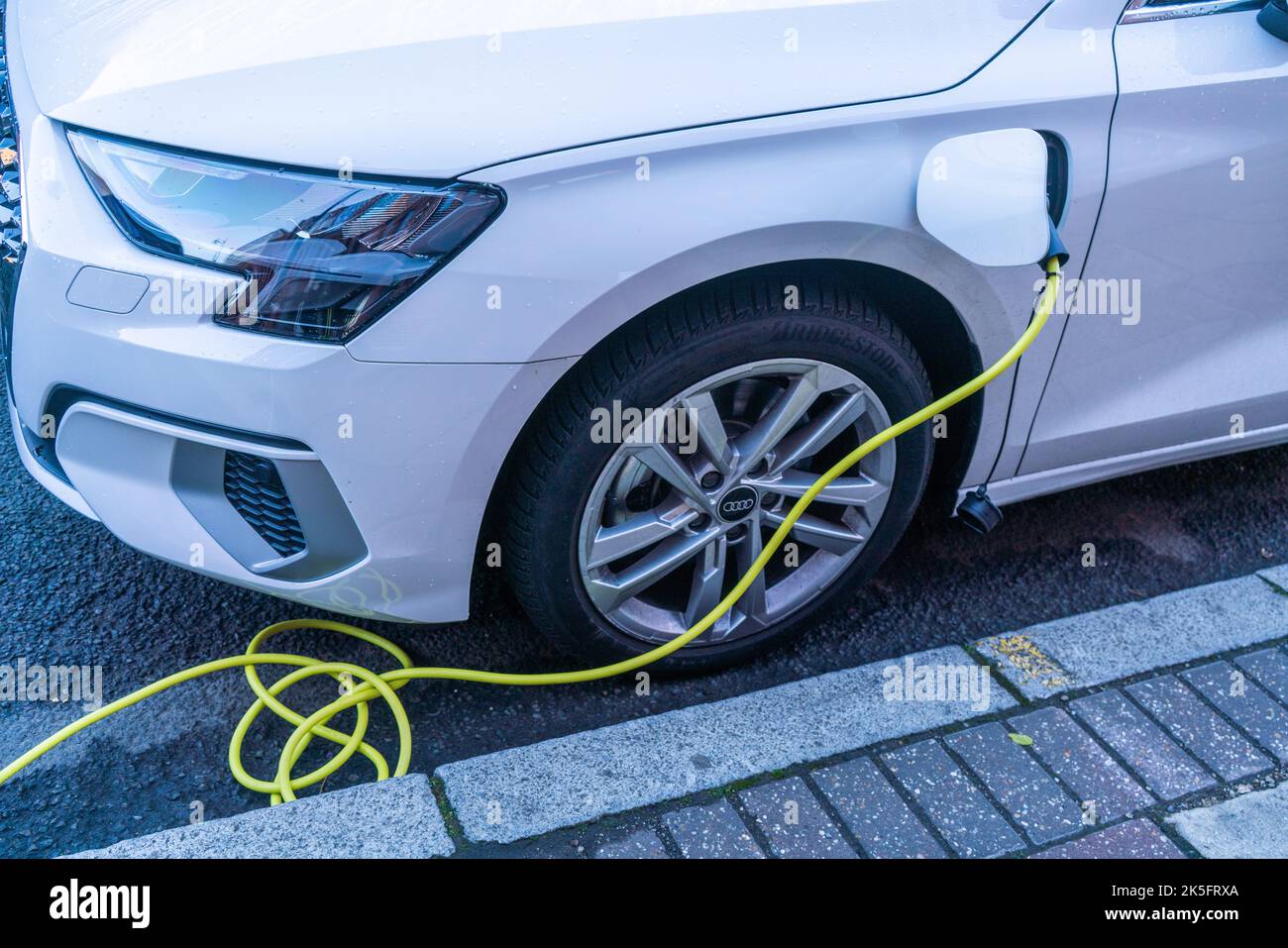 8 October 2022 Electric car charging point, London Stock Photo Alamy