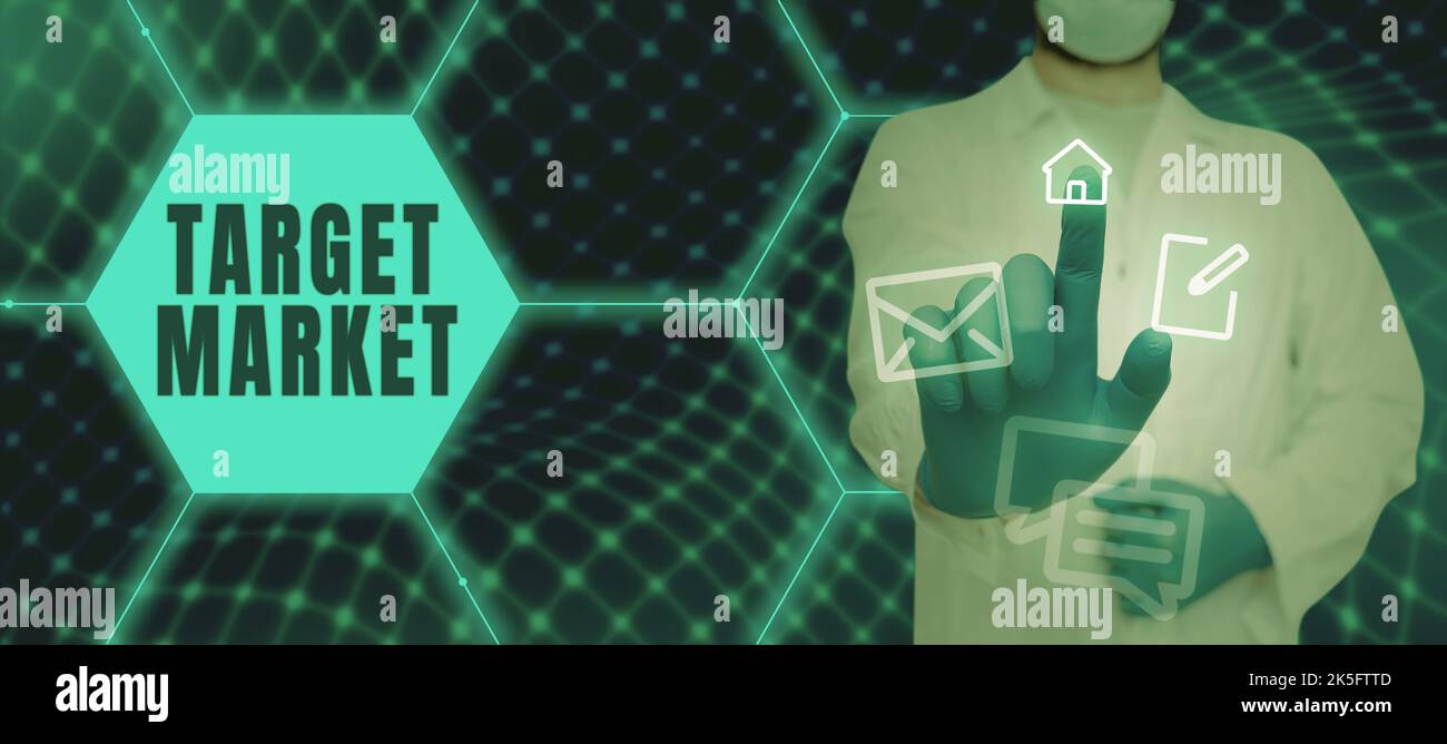 Conceptual display Target Market. Conceptual photo specific costumers ...