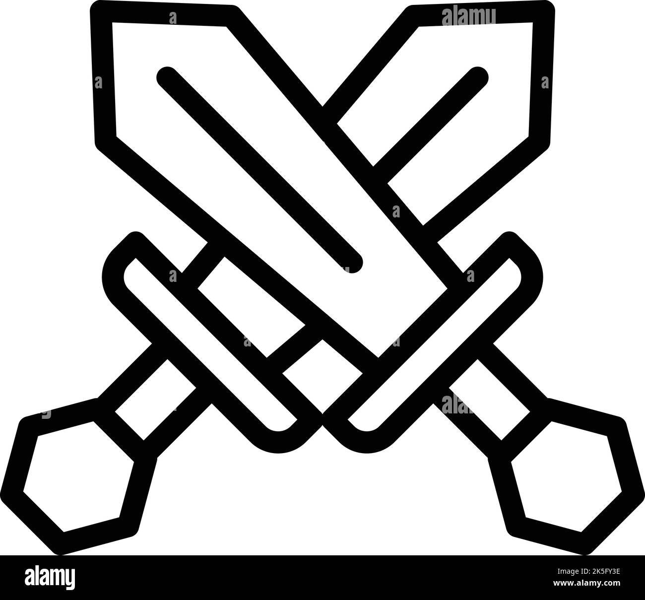 Cyber controller icon outline vector. Online pc. Play cybersport Stock