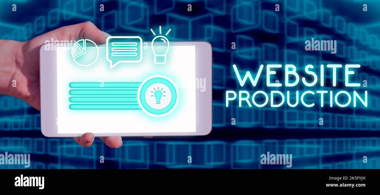 Website Layout Design Handwritten Handwriting text Website Production. Concept meaning creating sites ...