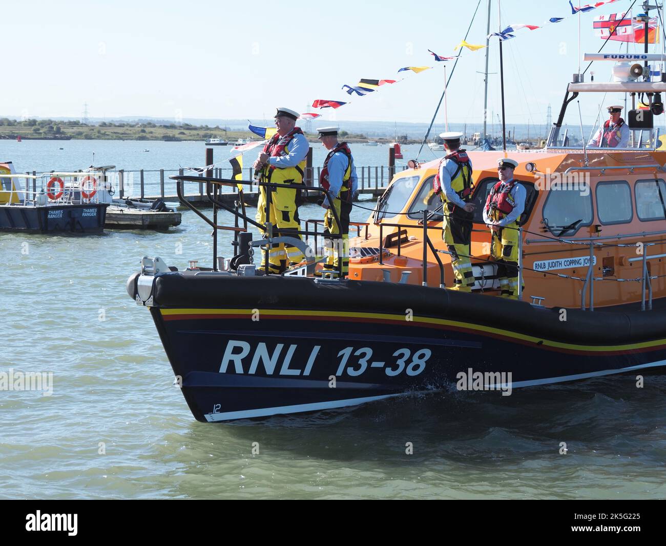 Queenborough, Kent, UK. 8th Oct, 2022. The official Naming Ceremony and