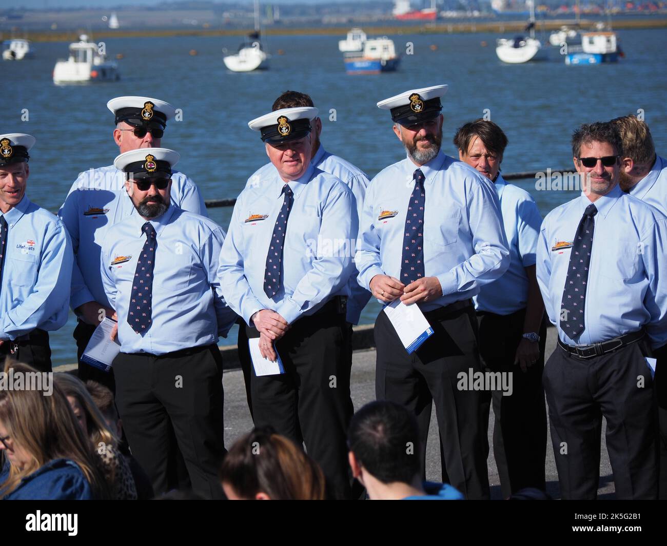 Queenborough, Kent, UK. 8th Oct, 2022. The official Naming Ceremony and