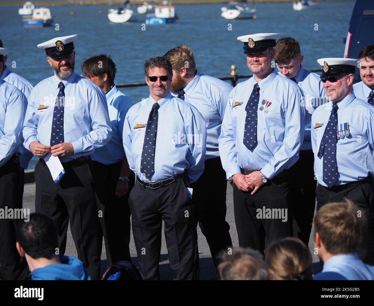 Queenborough, Kent, UK. 8th Oct, 2022. The official Naming Ceremony and