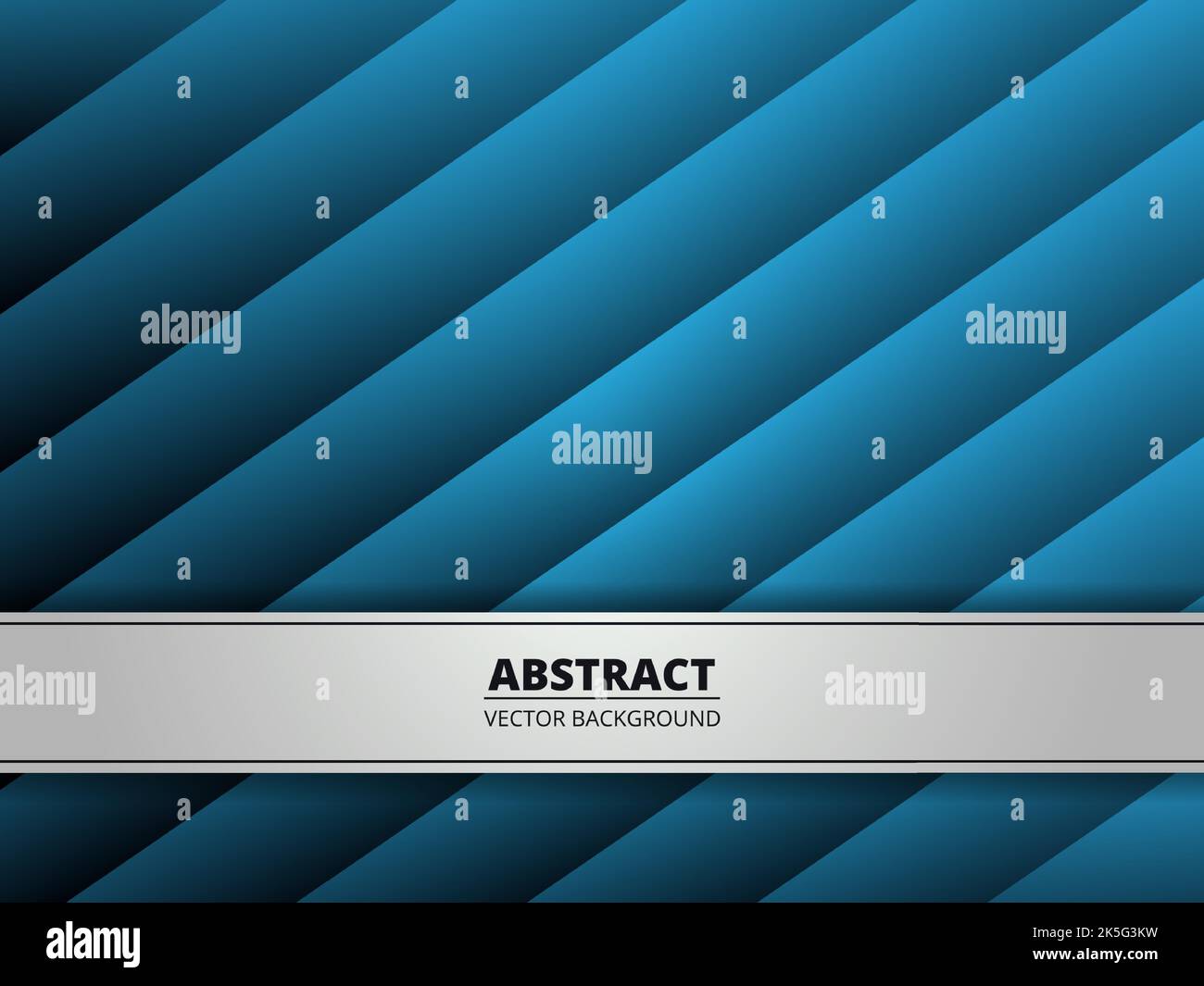 Abstract blue geometric gradient background with light. Modern vector ...