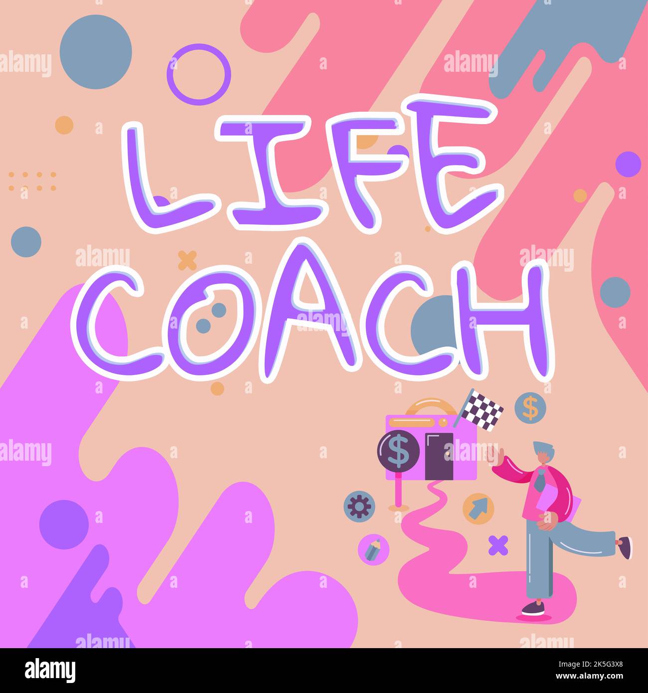 Inspiration showing sign Life Coach. Word for A person who advices ...