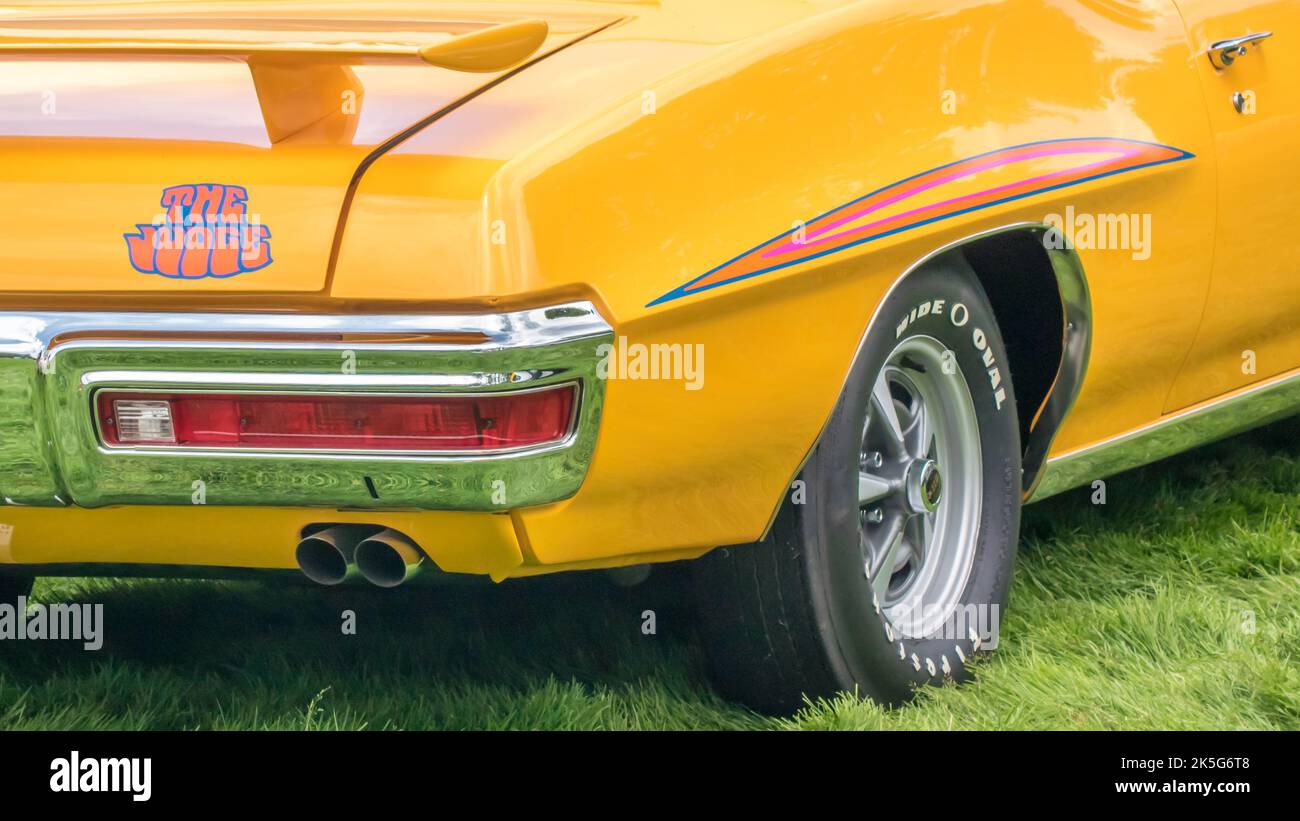 GROSSE POINTE SHORES, MI/USA JUNE 21, 2015 A 1970 Pontiac GTO "The