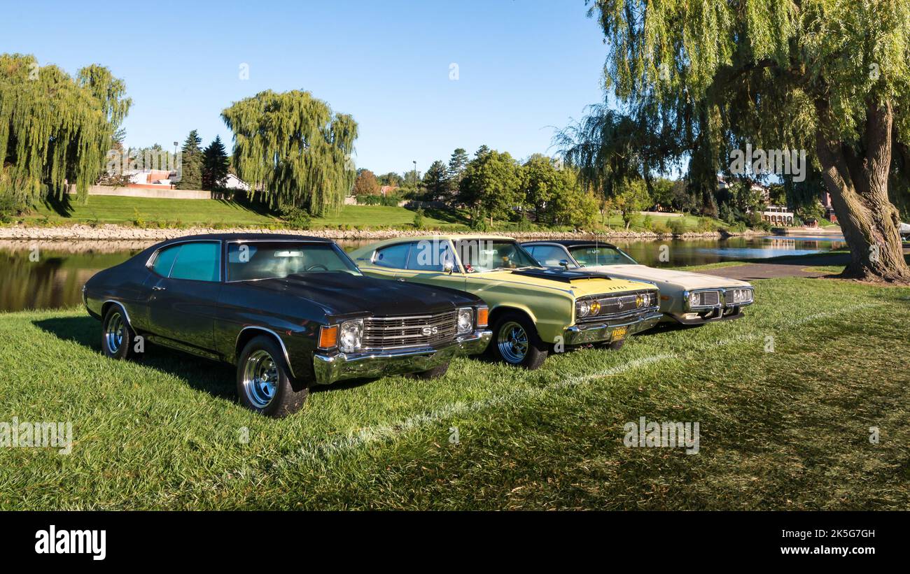 FRANKENMUTH, MI/USA SEPTEMBER 13, 2015 A 1972 Chevrolet Chevelle and