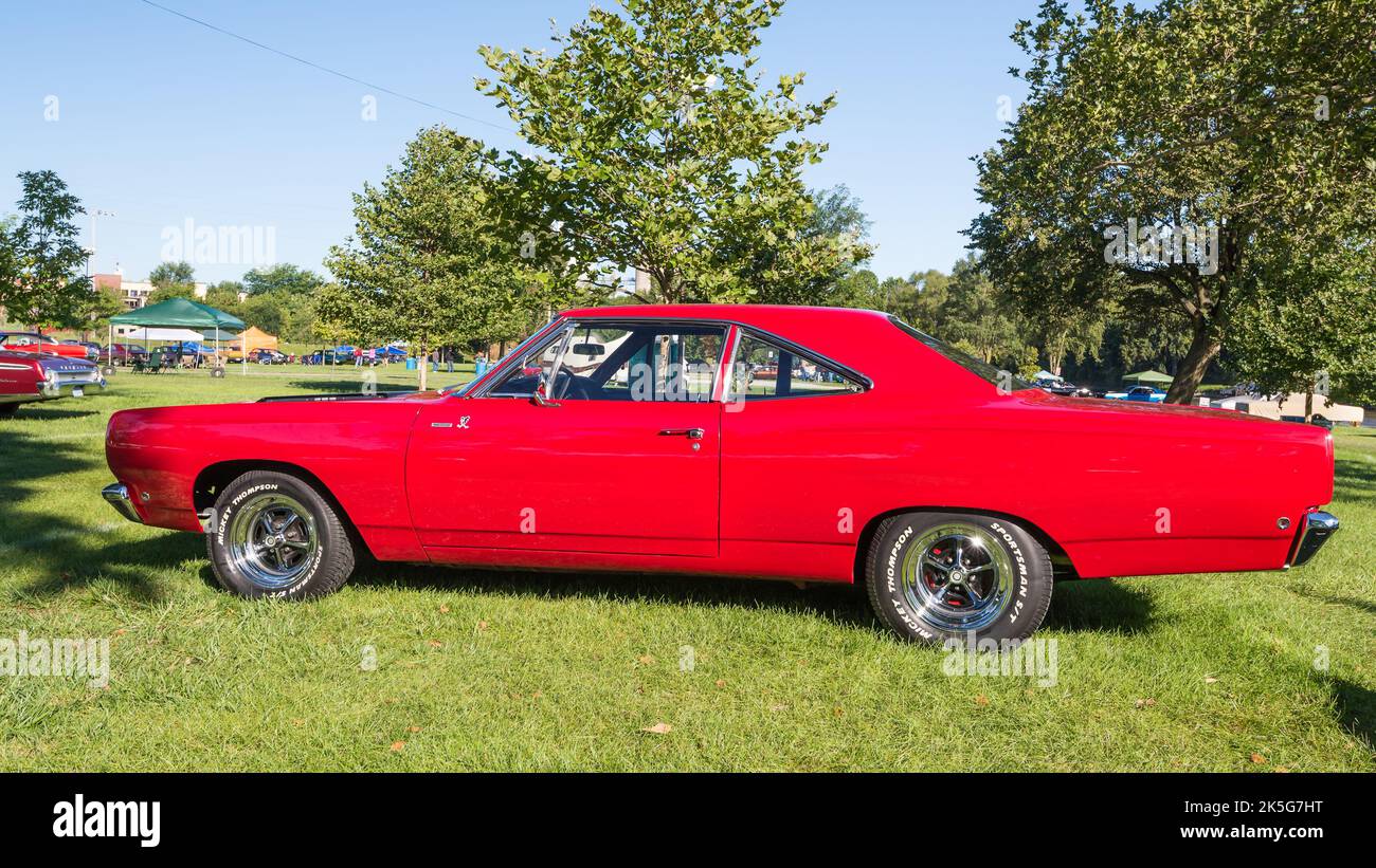 FRANKENMUTH, MI/USA SEPTEMBER 13, 2015 A 1968 Plymouth Road Runner