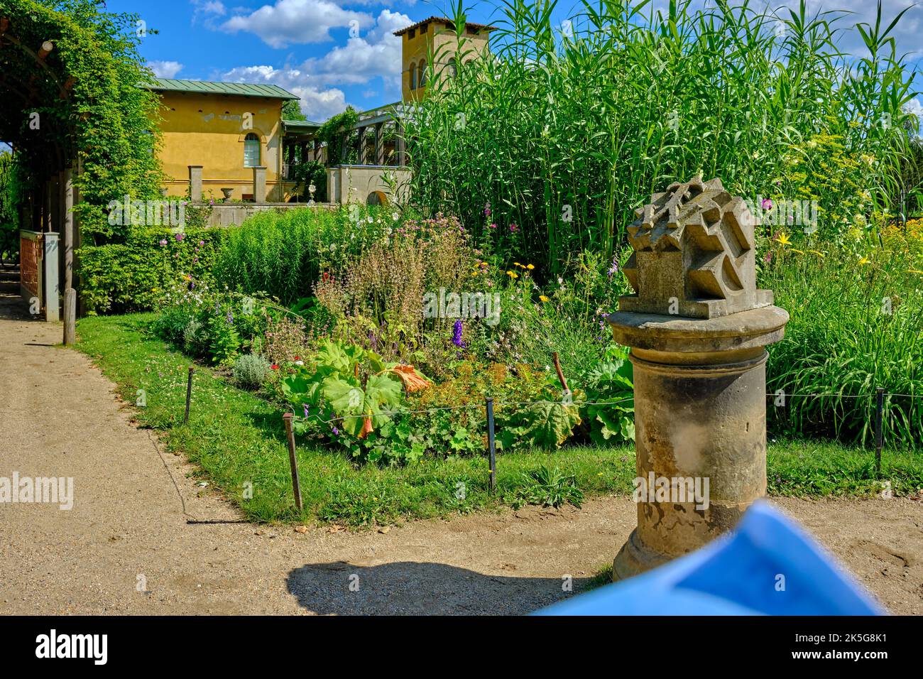 The Roman Baths in Sanssouci Park, Potsdam, Brandenburg, Germany Stock ...