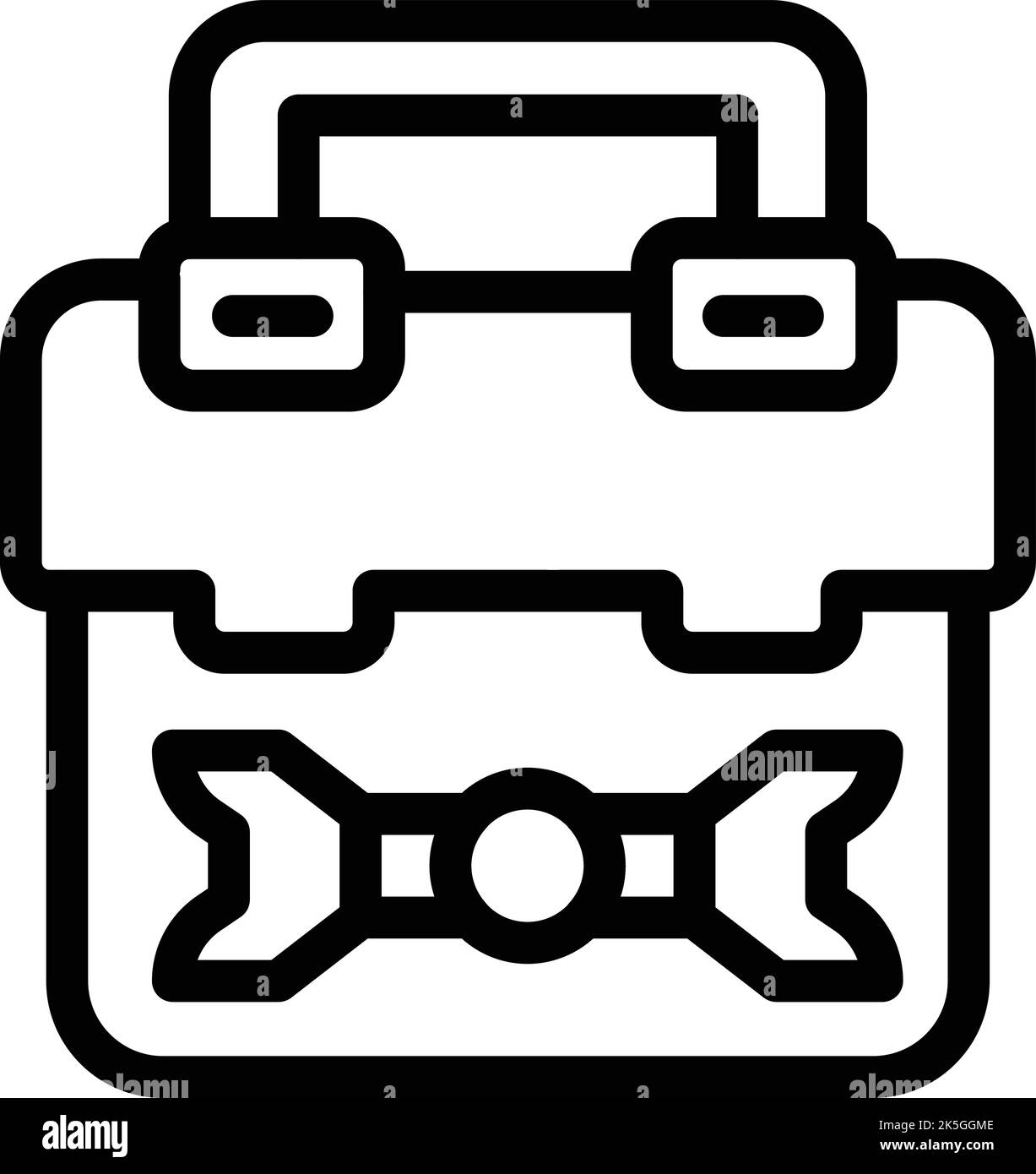 Creative toolbox icon outline vector. Tool box. Construction equipment