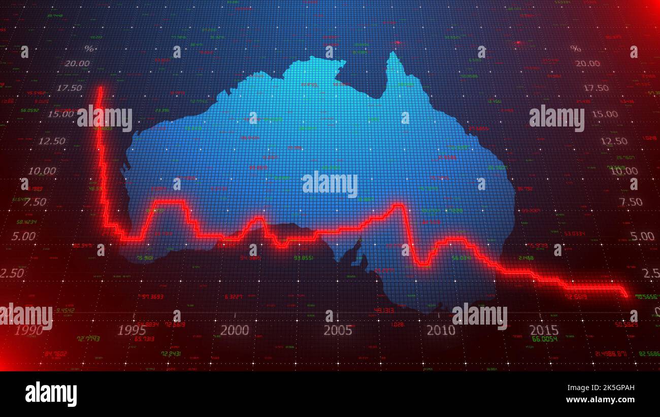 Australian interest rates and inflation, illustration Stock Photo Alamy