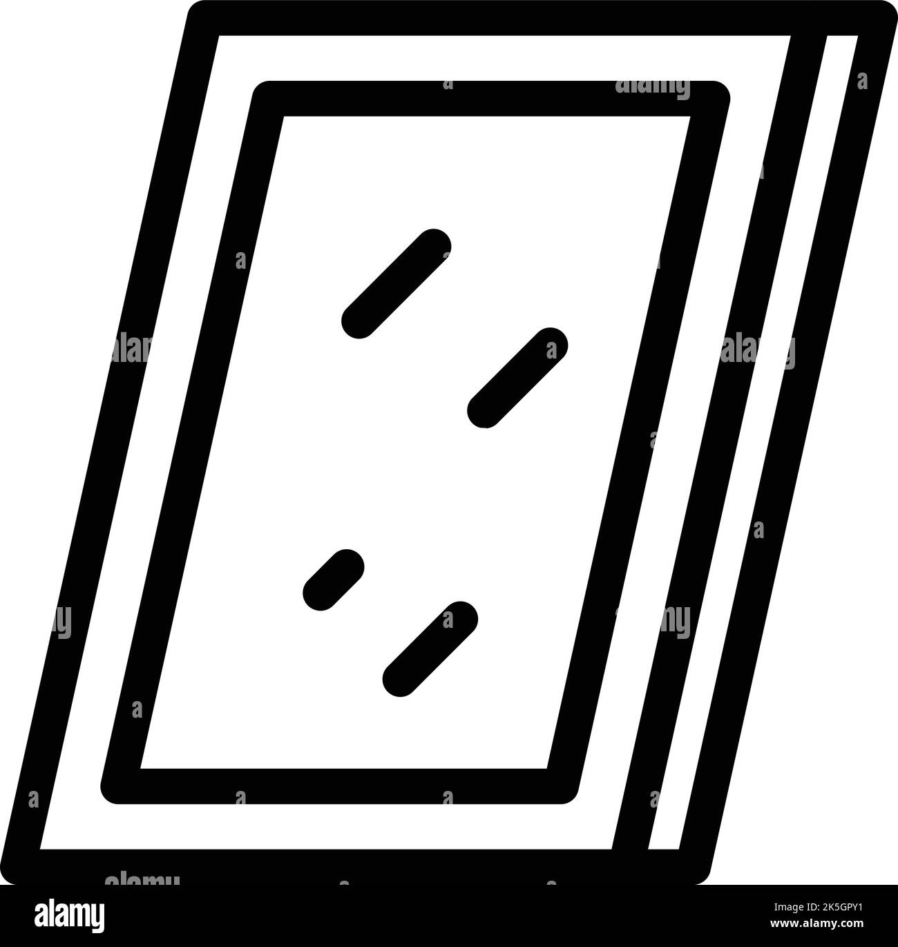 Window work icon outline vector. Renovation repair. Home worker Stock ...