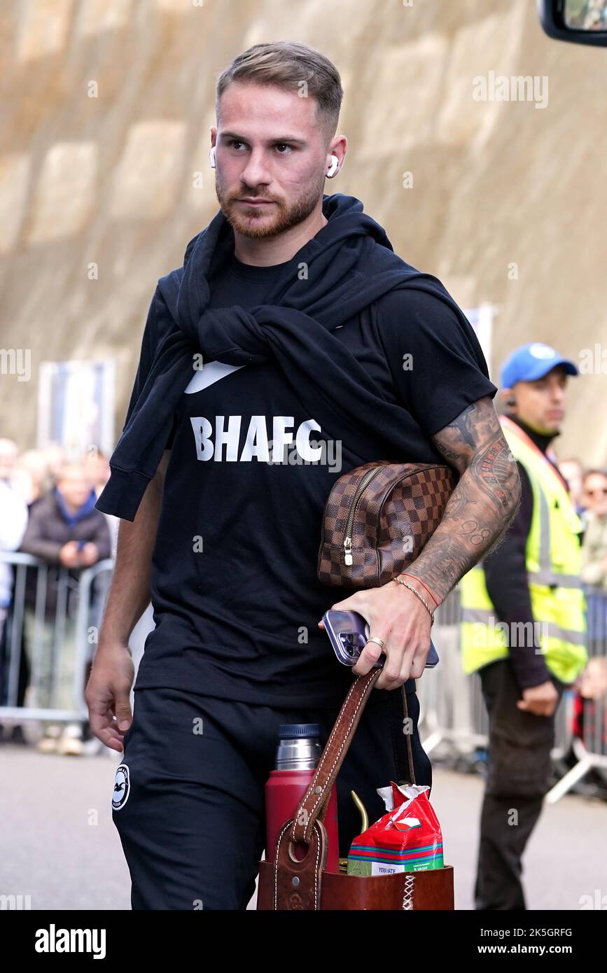 brighton-and-hove-albion-s-alexis-mac-allister-arrives-for-the-premier