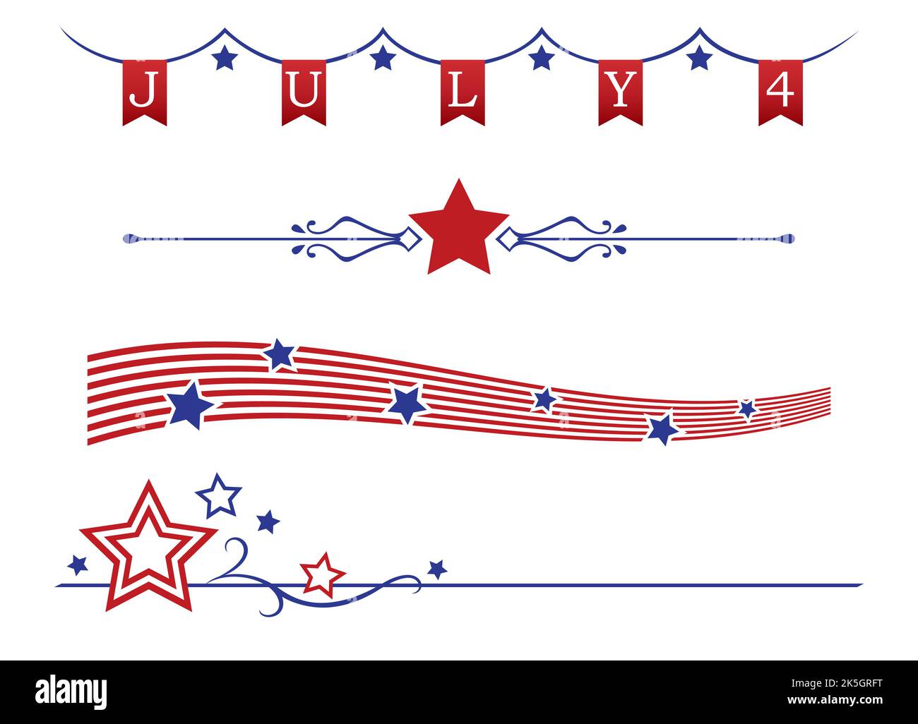 4th of july themed frame