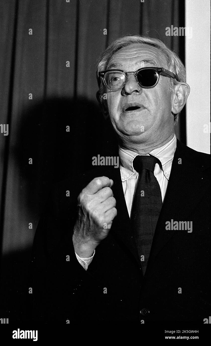 American biochemical Julius Axelrod, 1970 Physiology and Medicine Nobel Prize Stock Photo