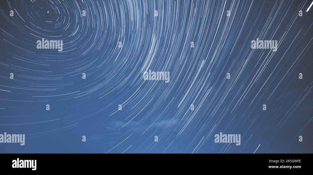 Night starry sky with a segment of the milky way Stock Photo - Alamy