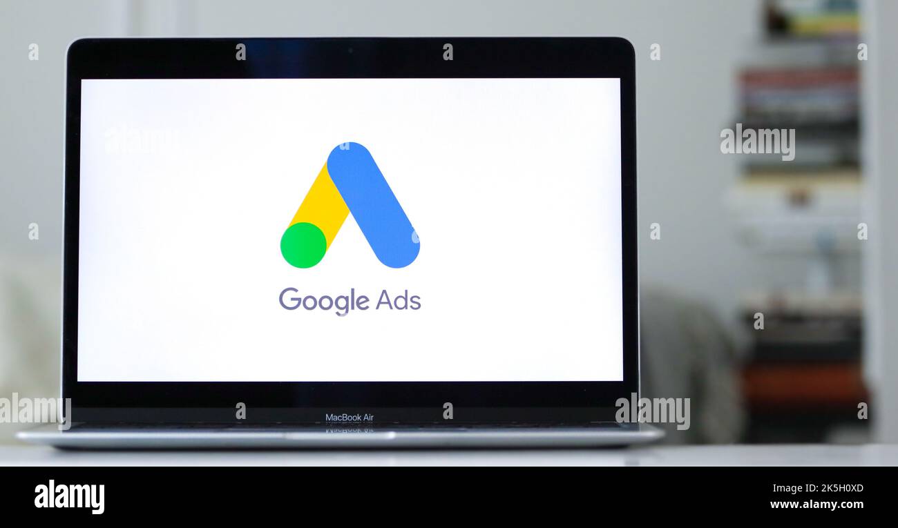 The logo of Google Ads, the Google search engine's display advertising